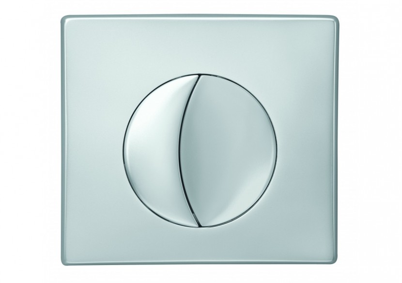 Plaque de Commande Double Volume Moon Chromé Mat/Brillant (Verso 350, Verso 1100, PMR, Intraslim) - 31181610 - Siamp
