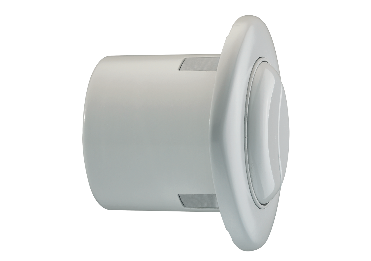 Commande Pneumatique Double Volume Encastré/Affleurant blanche - 31253110 - Siamp