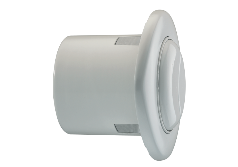 Commande Pneumatique Double Volume Encastré/Affleurant blanche - 31253110 - Siamp