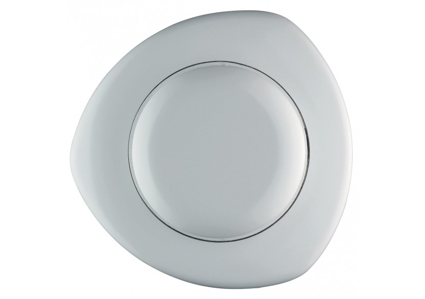 Commande Pneumatique Double Volume Encastré/Relief blanche - 31253610 - Siamp