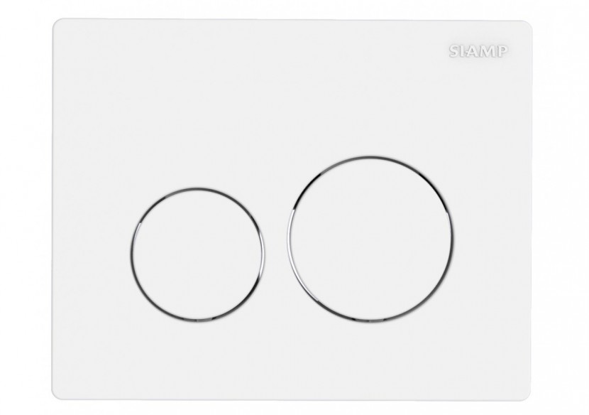 Plaque de Commande SPHÈRE - Ingénio - 100% Blanc - 31261060 - Siamp Plaque de Commande SPHÈRE - Ingénio - 100% Blanc - 31261060 - Siamp
