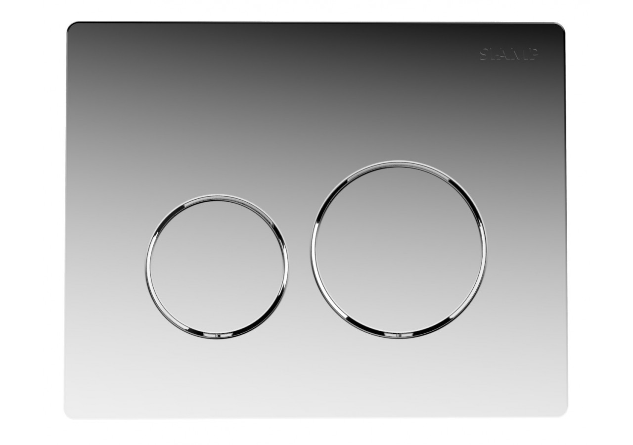 Plaque de Commande SPHÈRE - Ingénio - 100% Chromé Brillant - 31261260 - Siamp