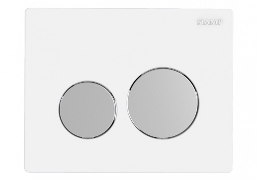 Plaque de Commande SPHÈRE - Ingénio - Blanc/Mat - 31261360 - Siamp Plaque de Commande SPHÈRE - Ingénio - Blanc/Mat - 31261360 - Siamp