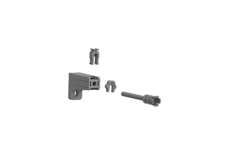 Tige pour fixation haute pour bâti en applique Ingénio - 34374407 - Siamp