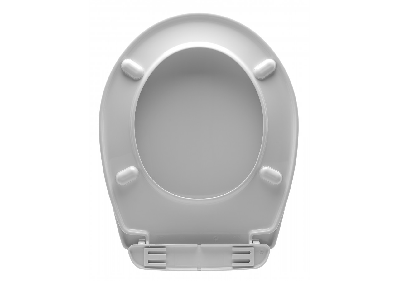 Abattant Monte Carlo 3 Dormant Blanc sous film Thermoplastique - 45525101 - Siamp