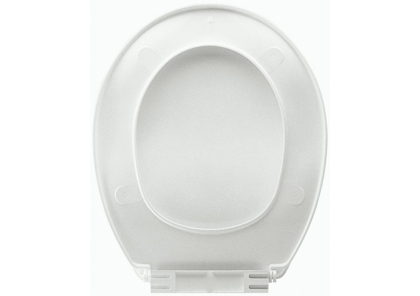 Abattant Monaco Dormant Blanc sous film Thermoplastique - 48710101 - Siamp