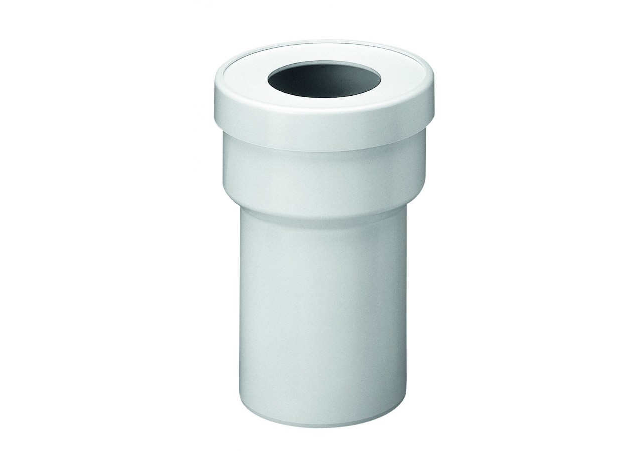 Manchon court M100C PVC blanc - Ø100 Mâle - 92301007 - Siamp