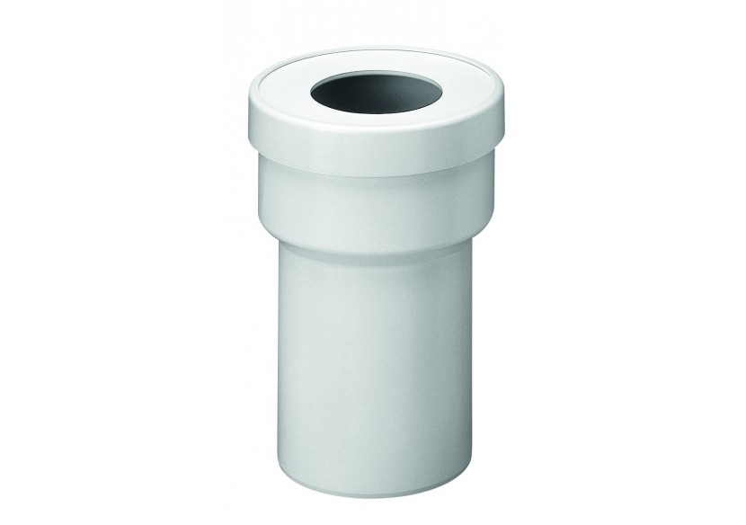 Manchon court M100C PVC blanc - Ø100 Mâle - 92301007 - Siamp