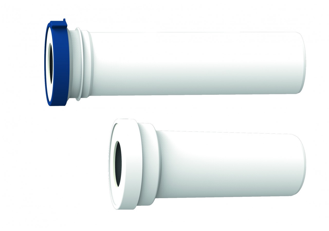 Kit d'évacuation droit avec serre joint clipsable (compatible Verso & ingénio) - 92401067 - Siamp