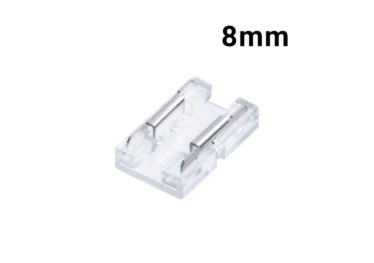 Connecteur rapide CLIP INVISIBLE 2 broches ruban à ruban monochrome 8mm IP20 - BCI8BB-2 - Barcelona LED