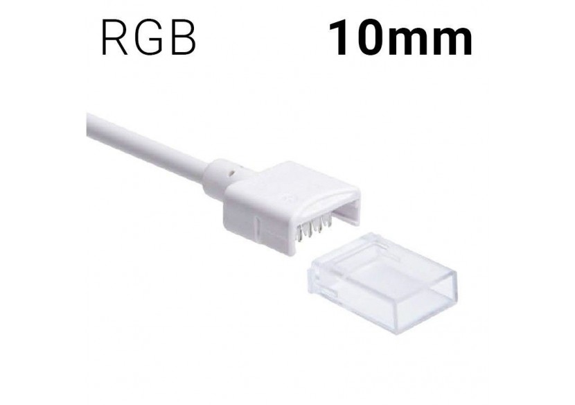 Connecteur hippo câblé ruban LED RGB PCB 10mm IP68 - SDN10XB-4W200 - Barcelona LED