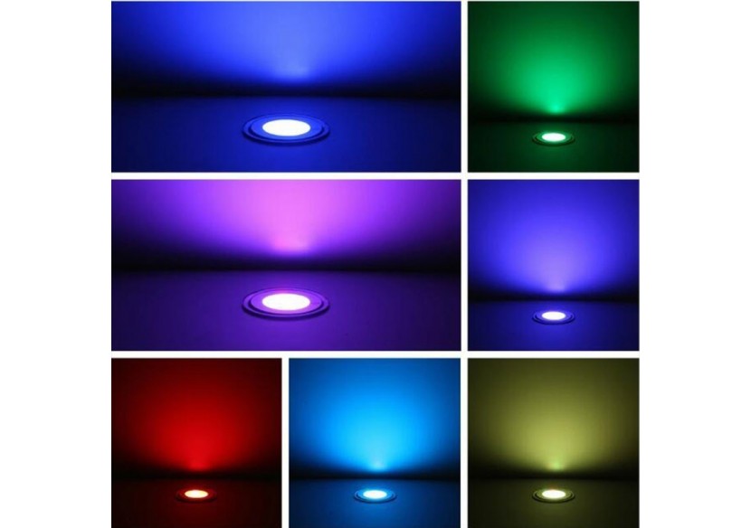 Spot LED balise encastrable RGB 0,7W 12V-DC IP67 - BA50010-RGB - Barcelona LED
