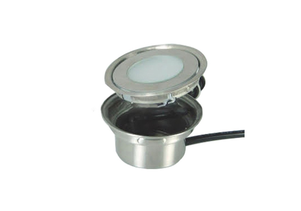 Spot LED balise encastrable RGB 0,7W 12V-DC IP67 - BA50010-RGB - Barcelona LED