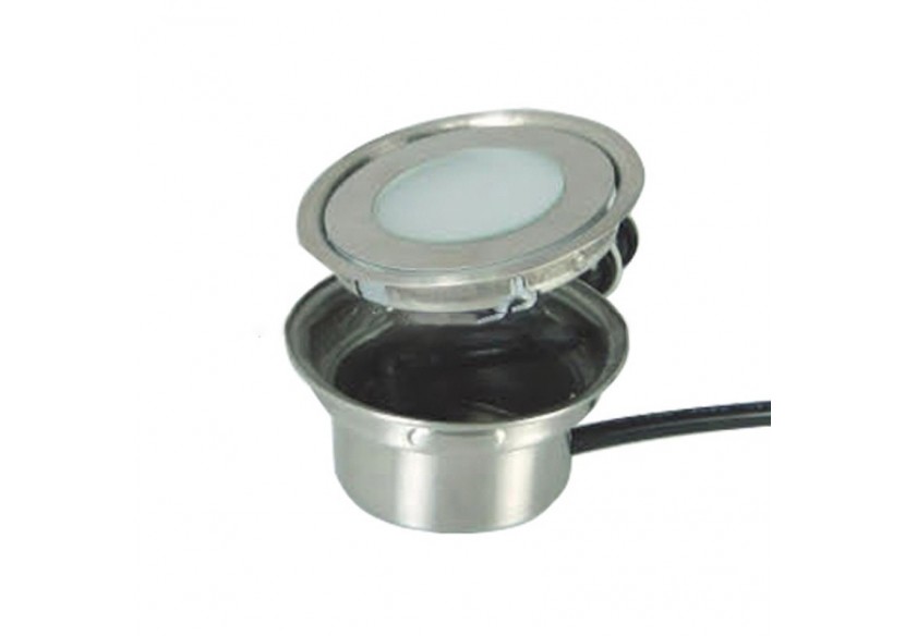 Spot LED balise encastrable RGB 0,7W 12V-DC IP67 - BA50010-RGB - Barcelona LED