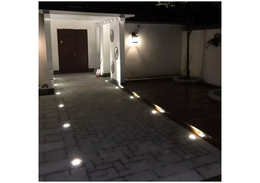 Spot LED balise encastrable RGB 0,7W 12V-DC IP67 - BA50010-RGB - Barcelona LED