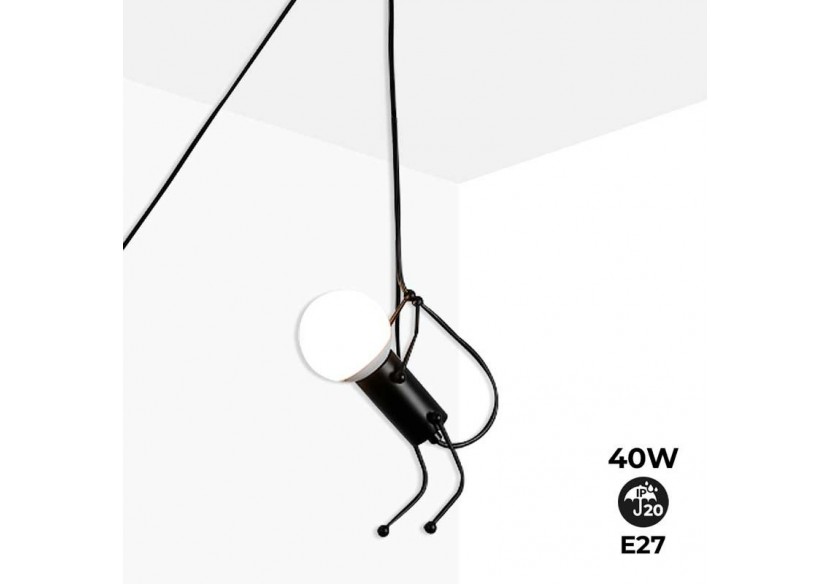 Lampe suspendue décorative avec interrupteur et prise "DOLL" - LV418-C - Barcelona LED