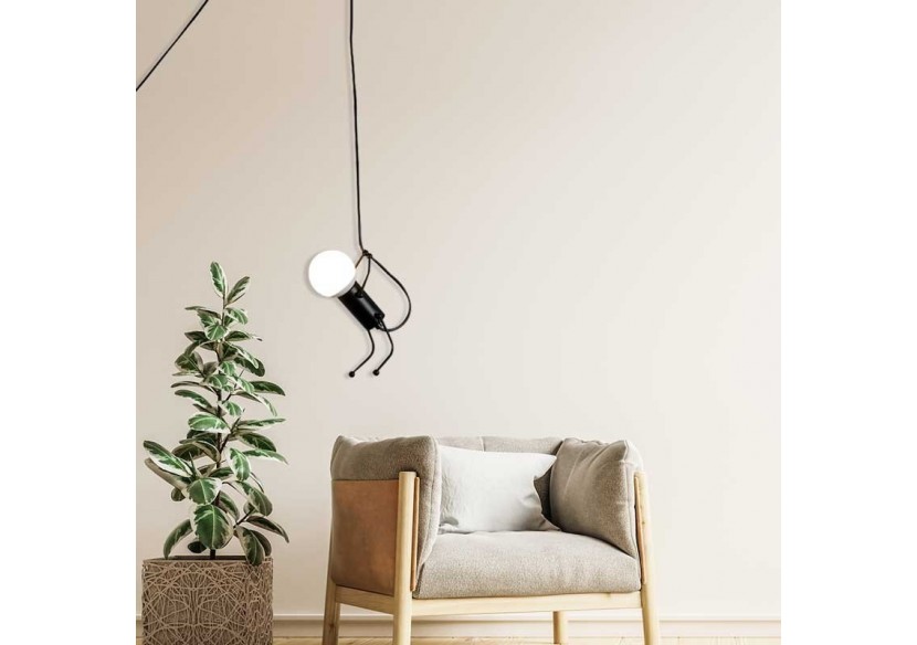 Lampe suspendue décorative avec interrupteur et prise "DOLL" - LV418-C - Barcelona LED