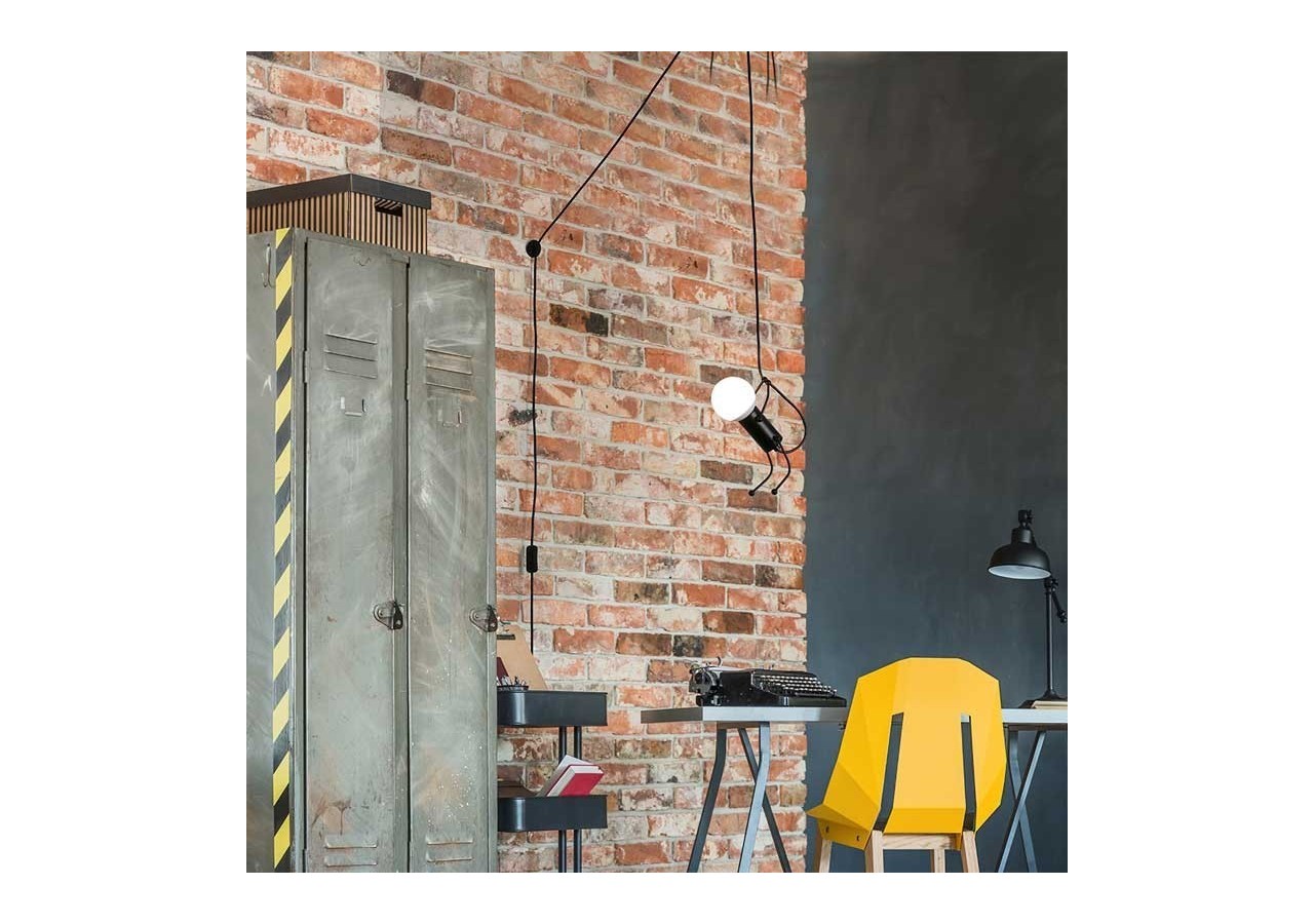 Lampe suspendue décorative avec interrupteur et prise "DOLL" - LV418-C - Barcelona LED