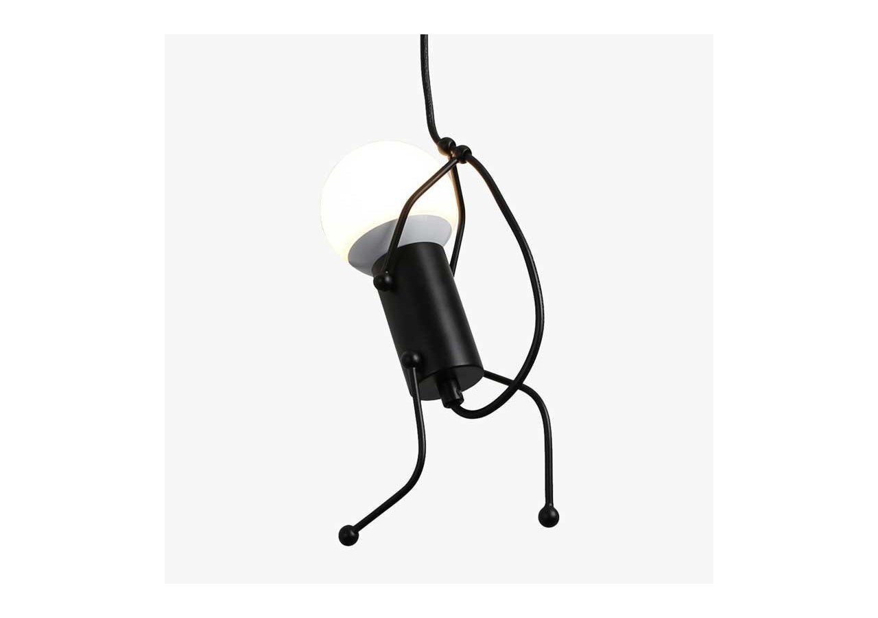 Lampe suspendue décorative avec interrupteur et prise "DOLL" - LV418-C - Barcelona LED