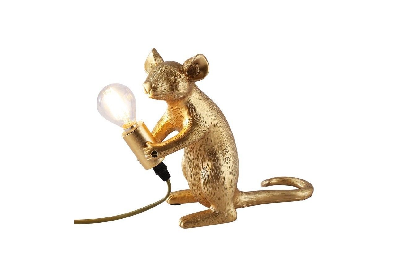 Lampe à poser design souris en résine "Stuart" - L4034-D - Barcelona LED