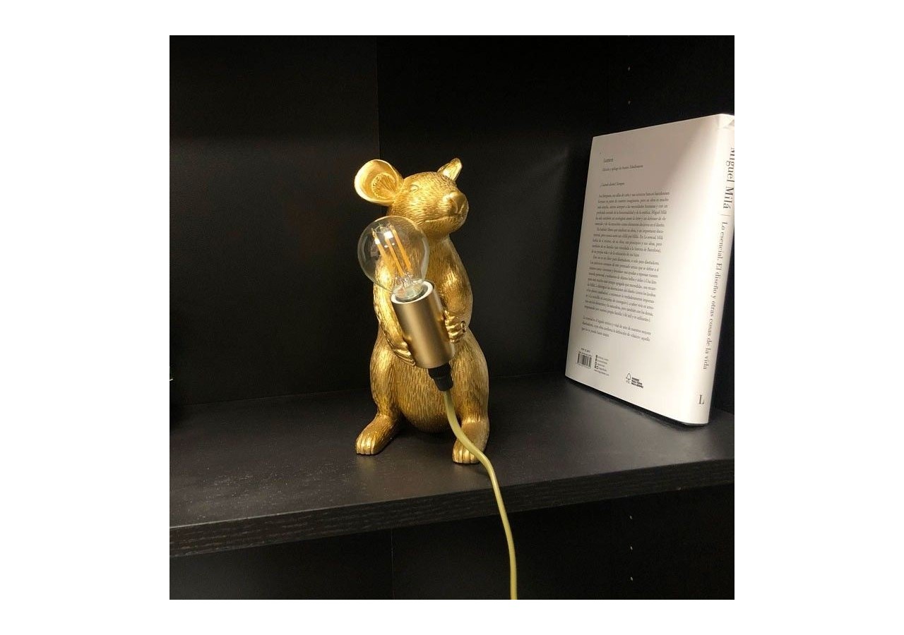 Lampe à poser design souris en résine "Stuart" - L4034-D - Barcelona LED