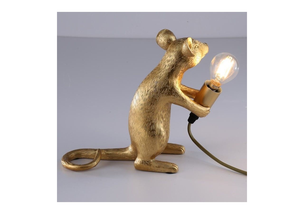 Lampe à poser design souris en résine "Stuart" - L4034-D - Barcelona LED