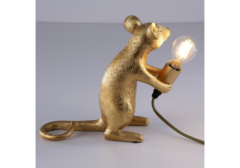 Lampe à poser design souris en résine "Stuart" - L4034-D - Barcelona LED