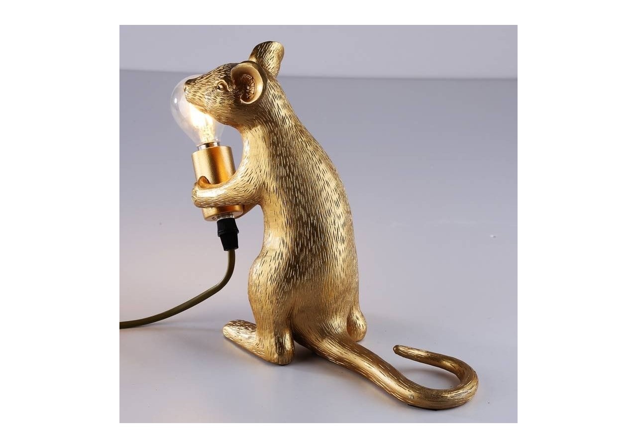 Lampe à poser design souris en résine "Stuart" - L4034-D - Barcelona LED