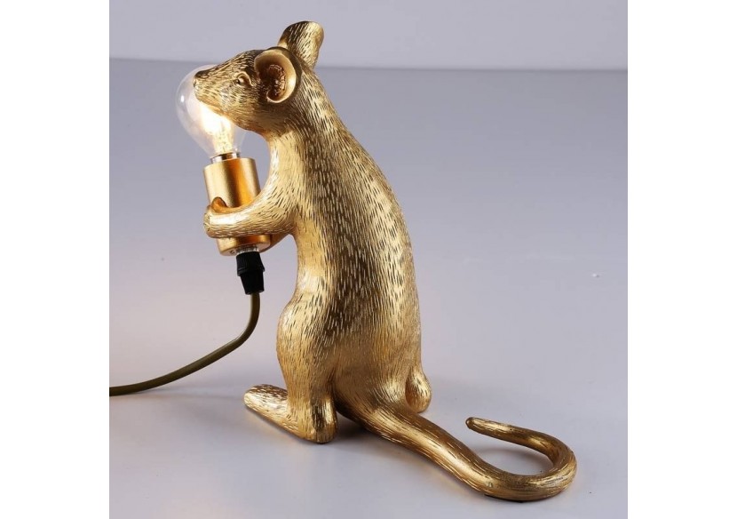 Lampe à poser design souris en résine "Stuart" - L4034-D - Barcelona LED