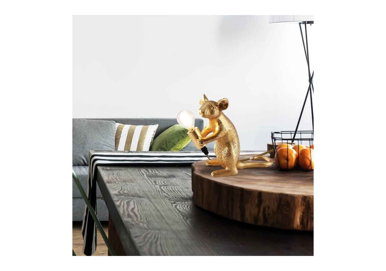 Lampe à poser design souris en résine "Stuart" - L4034-D - Barcelona LED
