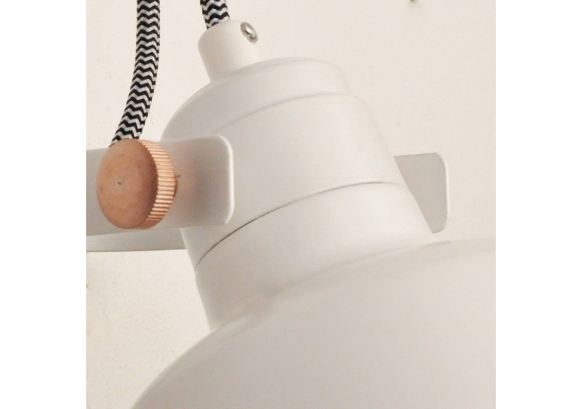 Applique murale intérieur "KUKKA" avec prise et interrupteur - LN4003-EU-B - Barcelona LED