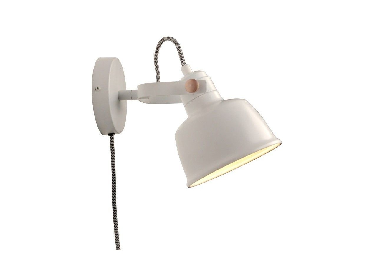 Applique murale intérieur "KUKKA" avec prise et interrupteur - LN4003-EU-B - Barcelona LED