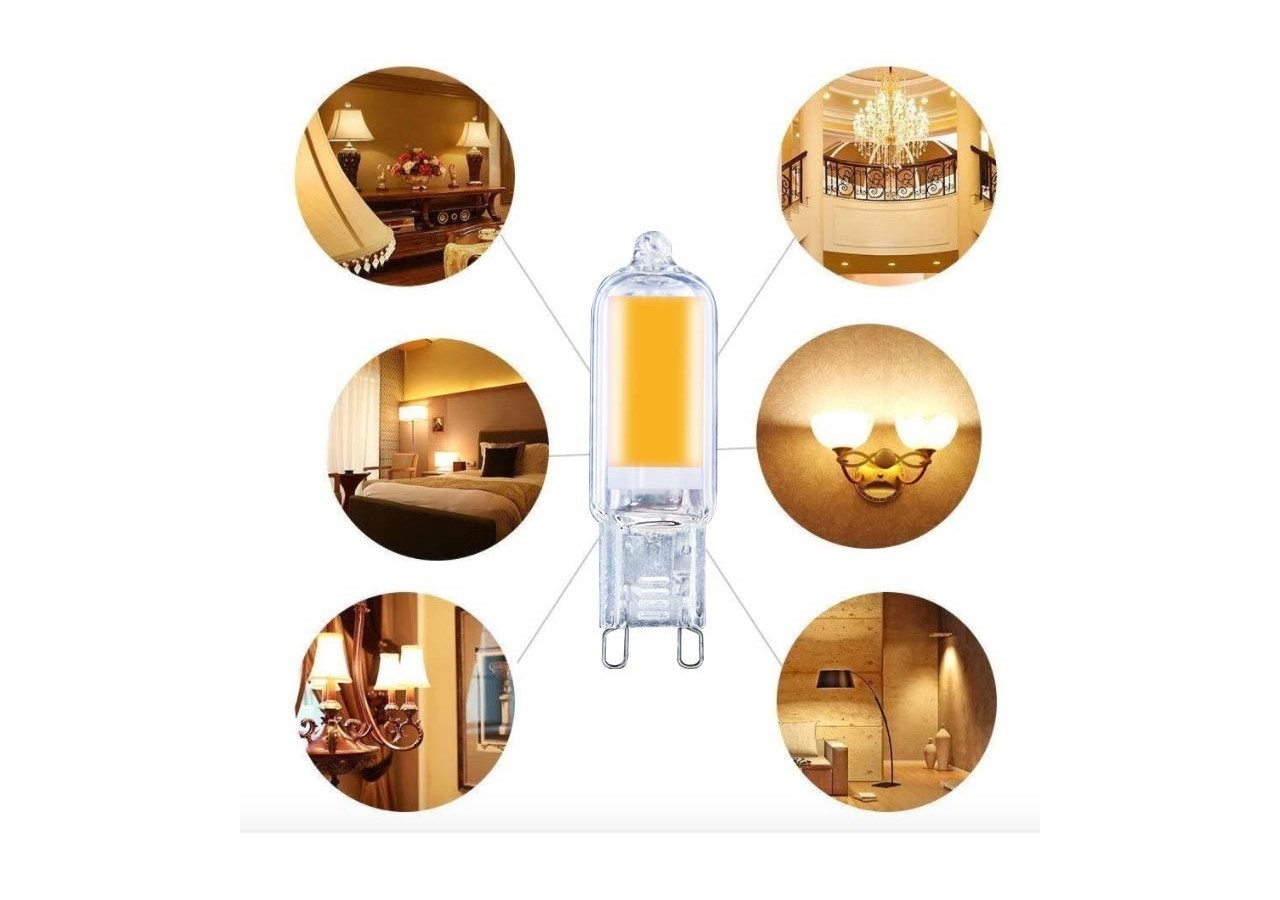 Ampoule LED G9 2W - COB - 360 degrés - 220-240V AC - B485-BF - Barcelona LED