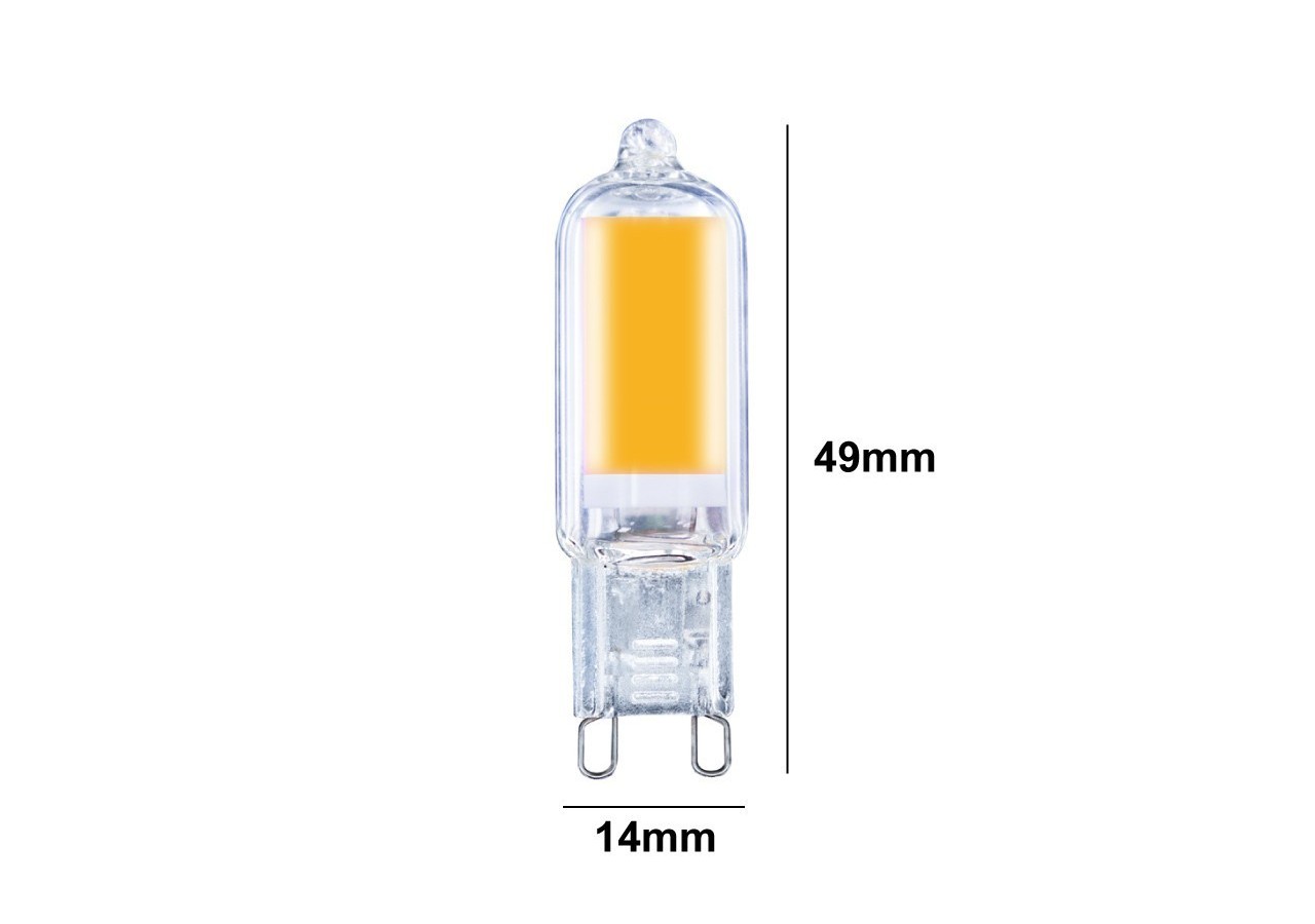 Ampoule LED G9 2W - COB - 360 degrés - 220-240V AC - B485-BF - Barcelona LED