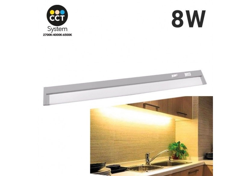 Luminaire LED orientable CCT traversante pour dessous de meuble 60cm 8W - B7311-CCT - Barcelona LED