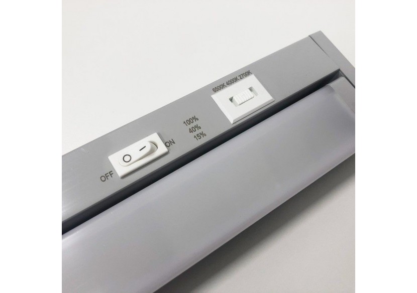 Luminaire LED orientable CCT traversante pour dessous de meuble 60cm 8W - B7311-CCT - Barcelona LED