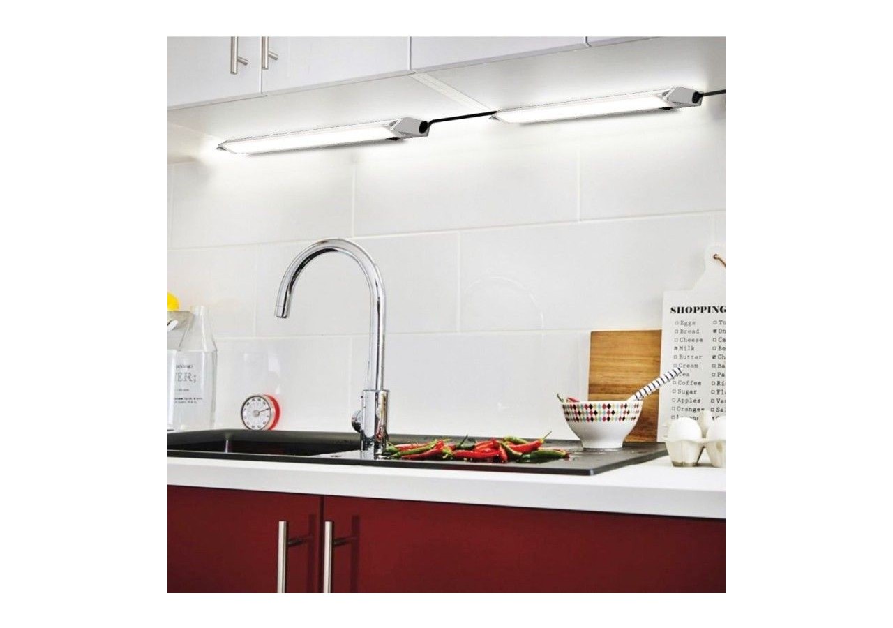 Luminaire LED orientable CCT traversante pour dessous de meuble 60cm 8W - B7311-CCT - Barcelona LED