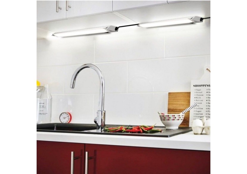 Luminaire LED orientable CCT traversante pour dessous de meuble 60cm 8W - B7311-CCT - Barcelona LED