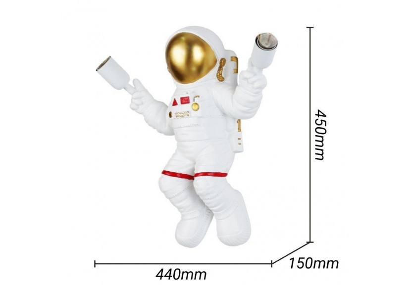 Lampe murale astronaute "ELLEN" - L4036-P - Barcelona LED