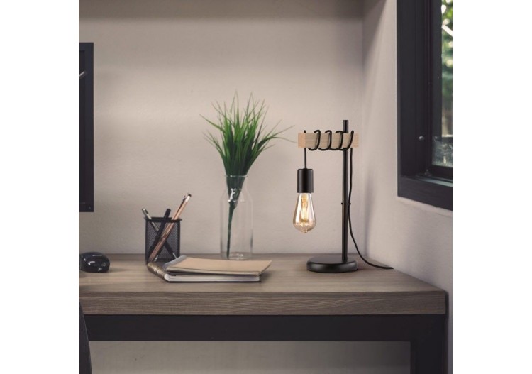 Lampe de table en bois "WOODA" - LM132-N - Barcelona LED 2
