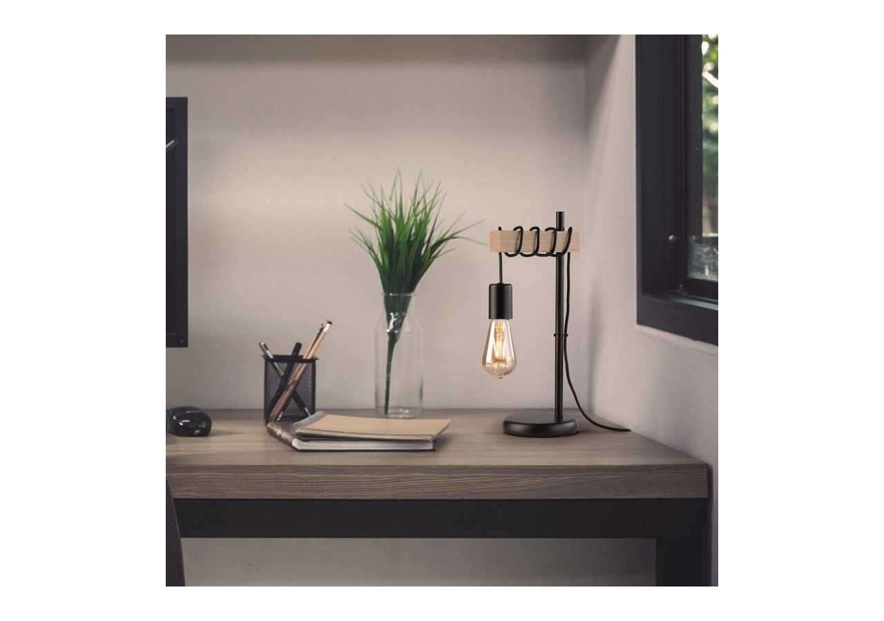 Lampe de table en bois "WOODA" - LM132-N - Barcelona LED