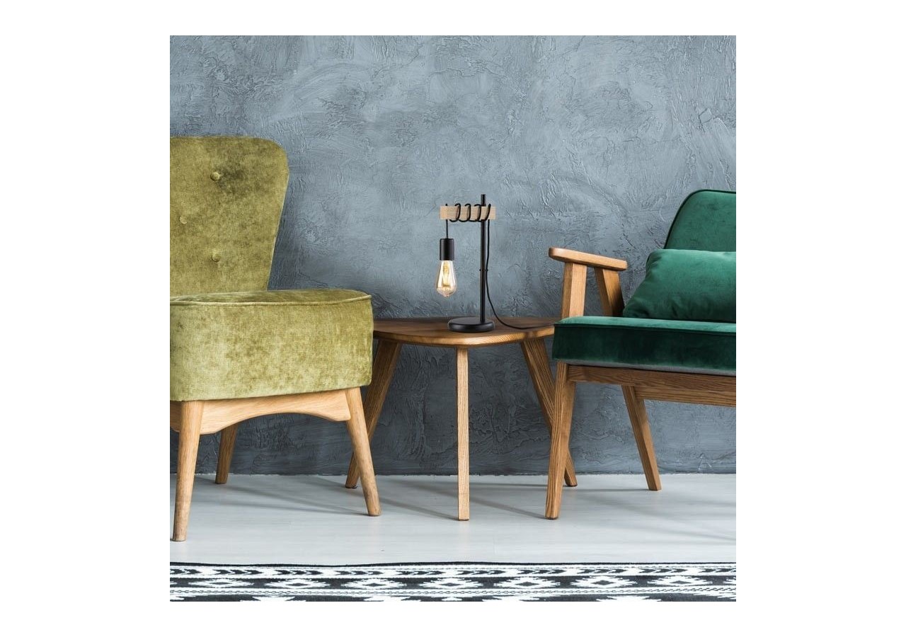 Lampe de table en bois "WOODA" - LM132-N - Barcelona LED