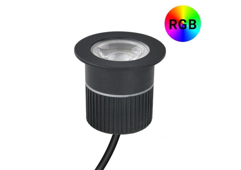 Spot extérieur encastrable de sol RGB - 12V DC -9W - IP67 - BA50020-RGB - Barcelona LED