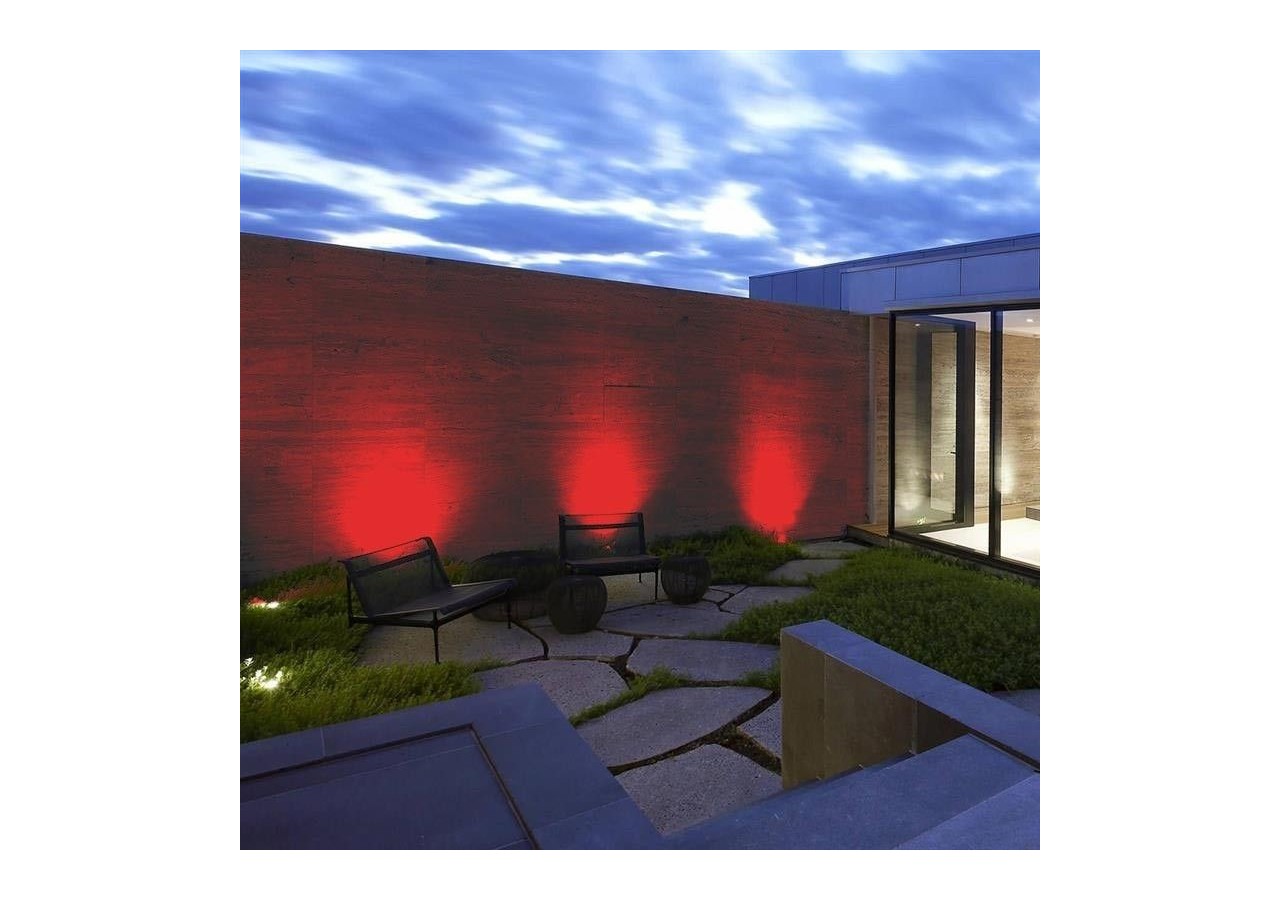 Spot extérieur encastrable de sol RGB - 12V DC -9W - IP67 - BA50020-RGB - Barcelona LED