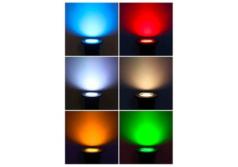 Spot extérieur encastrable de sol RGB - 12V DC -9W - IP67 - BA50020-RGB - Barcelona LED