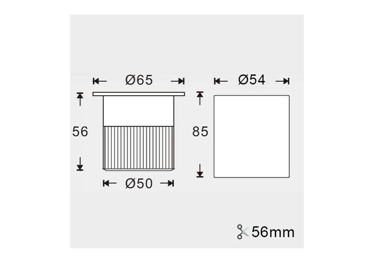 Spot extérieur encastrable de sol RGB - 12V DC -9W - IP67 - BA50020-RGB - Barcelona LED