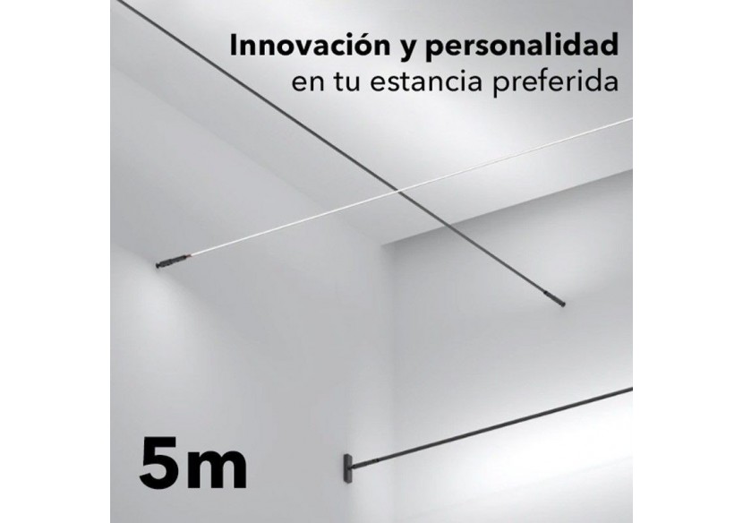 Kit SKYline éclairage linéaire 120 led/m 90W 5m - SKY5-N-BN - Barcelona LED