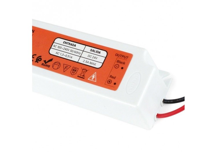 Transformateur étanche compact 24V 60W IP67 - LP-60-24 - Barcelona LED 2