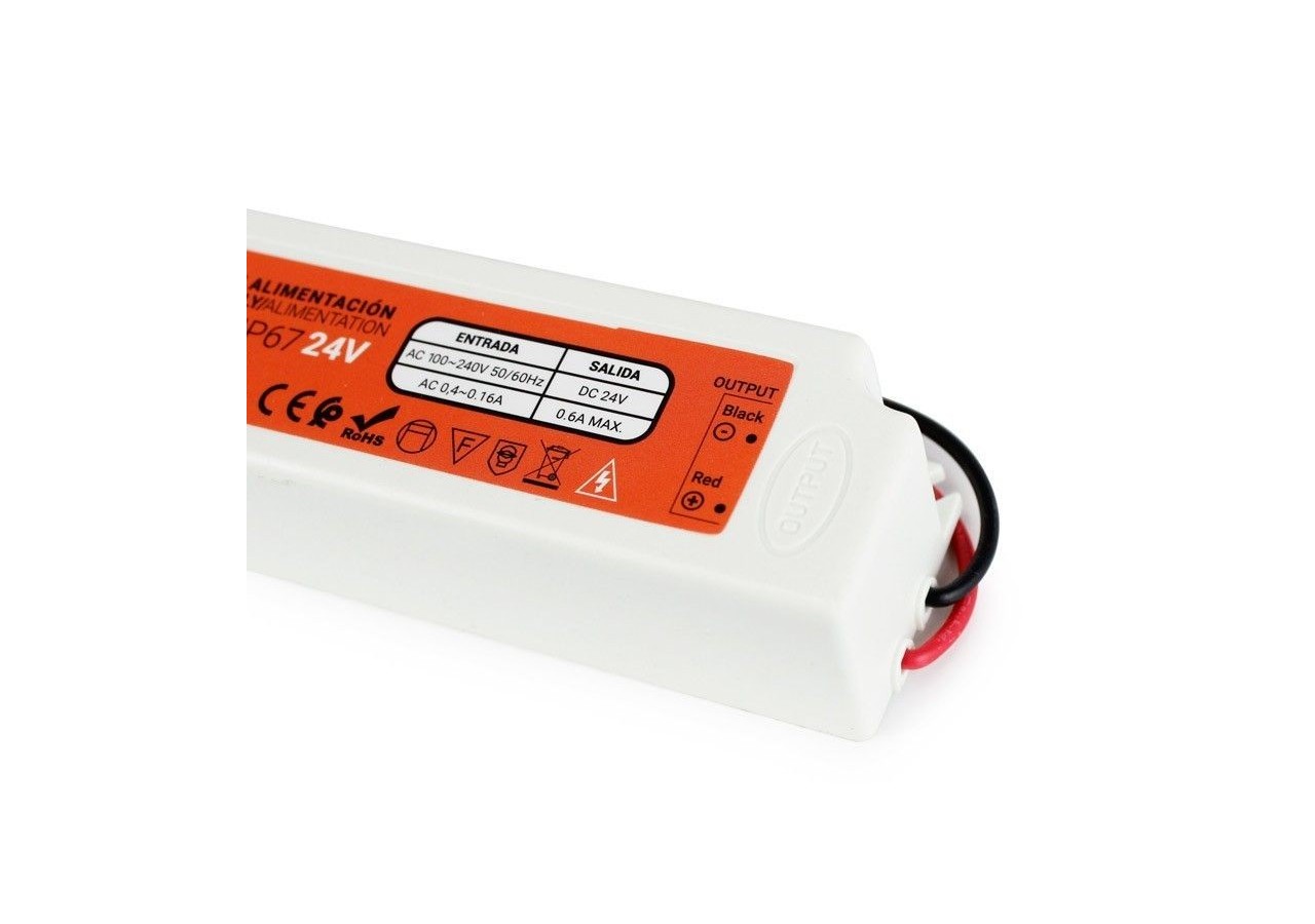 Transformateur étanche compact 24V 15W IP67 - LP-15-24 - Barcelona LED