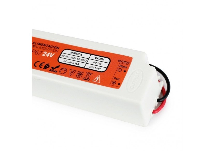 Transformateur étanche compact 24V 15W IP67 - LP-15-24 - Barcelona LED